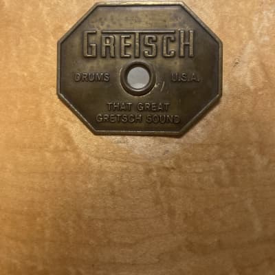 Gretsch - 13x9" Maple Rack Tom, with RIMS Mount 1970's - Natural image 2