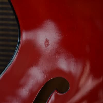 2000 Gibson USA Limited Edition ES-335 BP Translucent Red, Black Binding, Ebony Board w/OHSC, RARE image 10