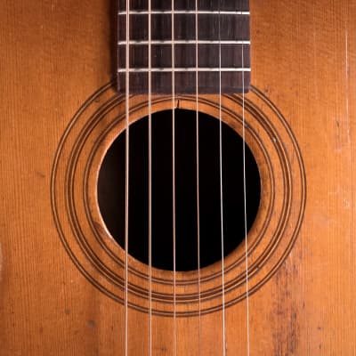 Vintage Imperial Parlor Guitar, John C. Church Co Cincinnati, OH, Rare Acoustic image 6