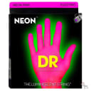 DR Strings Hi-Def Neon Pink Colored Bass Strings: Medium 45-105