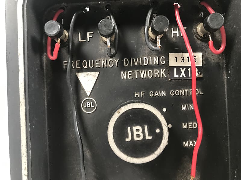 Vintage JBL LX13 Dividing Network Crossover Pair LE85