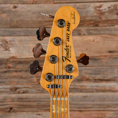 Fender Marcus Miller Artist Series Signature Jazz Bass V Sunburst 2014 image 6