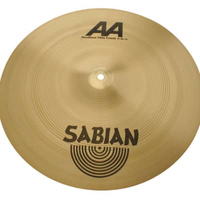 Sabian AA Series 18" Medium Thin Crash Cymbal - 21807 (Natural) image 2