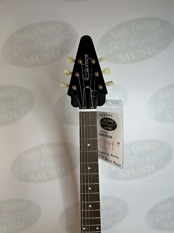 Epiphone Limited Edition '58 Korina Flying V Reissue | Reverb Epiphone Limited Edition '58 Korina Flying V Reissue | Reverb