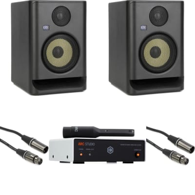 KRK Rokit 8 G4 8-inch Powered Studio Monitor Pair With S12.4 KRK Rokit 8 G4 8-inch Powered Studio Monitor Pair With S12.4