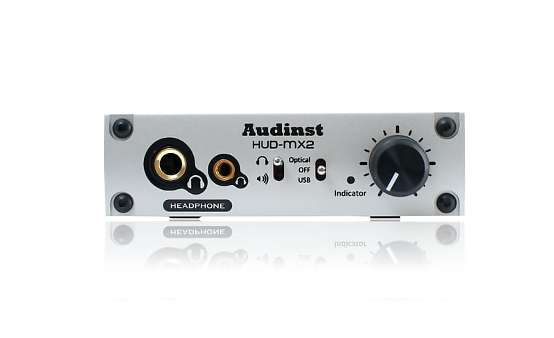 AUDINST HUD-mx2 Audiophile USB Audio DAC & Headphone Amp (Silver