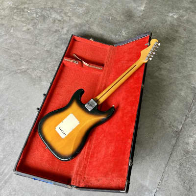 Fender Stratocaster ST-57 c 1980’s Sunburst original vintage H serial MIJ Japan E Jv image 14