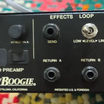 Mesa Boogie Studio Preamp Rack Mount Equalizer 1988 Early Unit Recently Serviced New Stuff! image 8