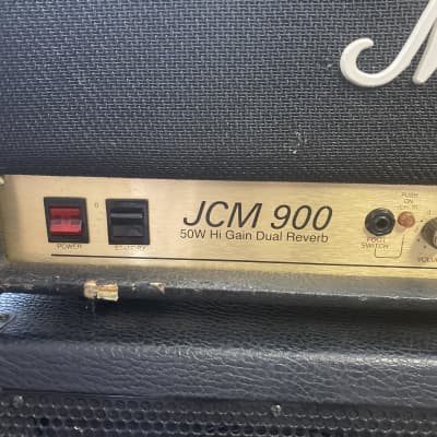 Marshall JCM 900 Model 4500 50-Watt Hi Gain Dual Reverb Head