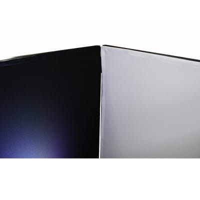 ProX XF-4X3048B Black Aluminum 4 Panel DJ Booth LED Facade & Bag image 11