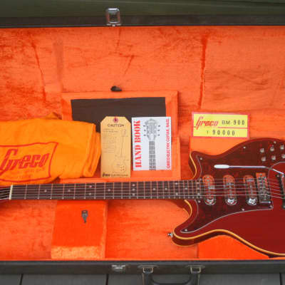 Greco BM900 Brian May Red Special Model Made by Fujigen 1982 Antique Cherry+Hard Case and more image 1