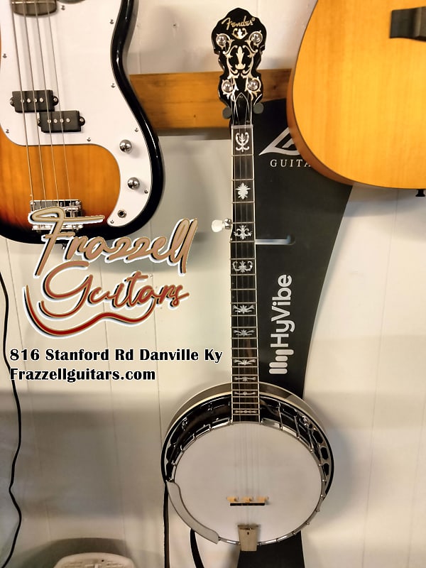 Fender Deluxe Concert Tone 58 Resonator Banjo 2015 - 2016 - Cherry Sunburst image 1