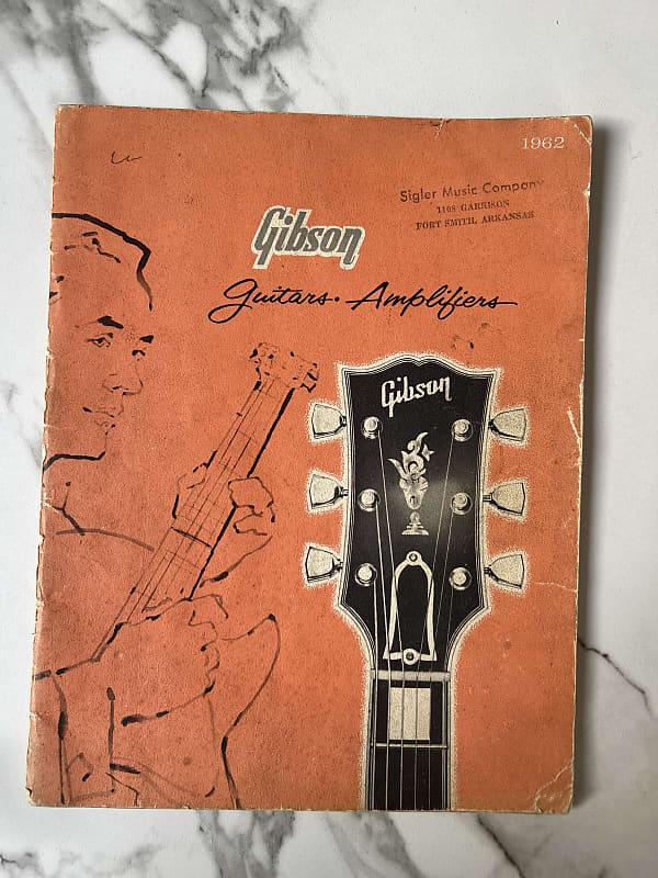 19611962 Gibson Full Line Catalog ES335 SG Les Paul ES Reverb