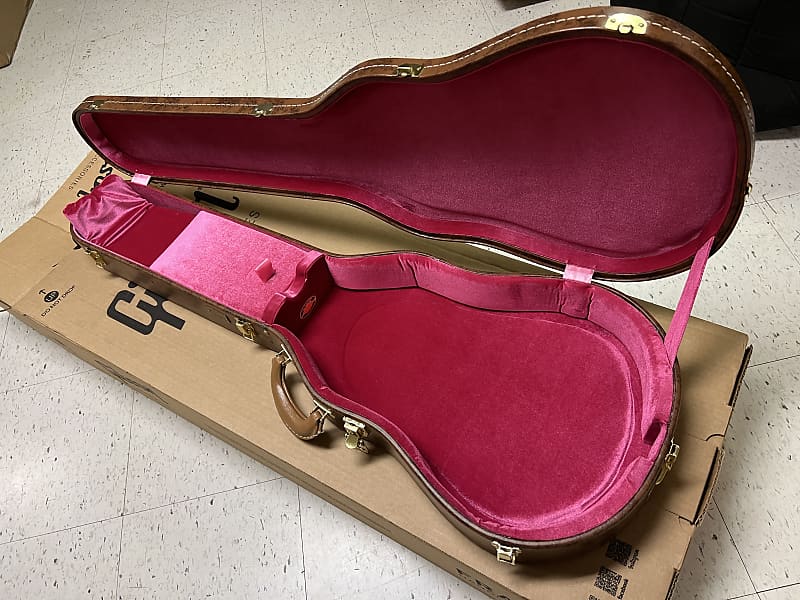 Gibson Lifton Historic Brown/Pink Hardshell Case， SJ-200