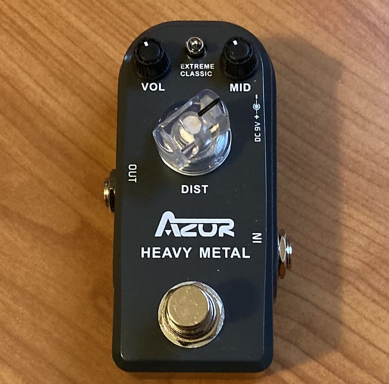 Azor AP321 Heavy Metal Distortion MiniPedal 2021 Reverb