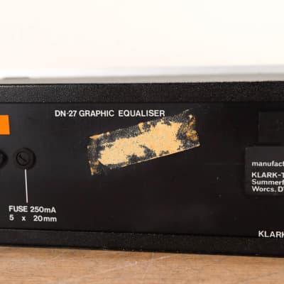 Klark Teknik DN27 27-Band Graphic Equalizer CG007LN image 8