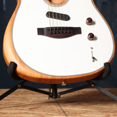 Fender Acoustasonic Player Telecaster Acoustic Electric Guitar in Arctic White image 2