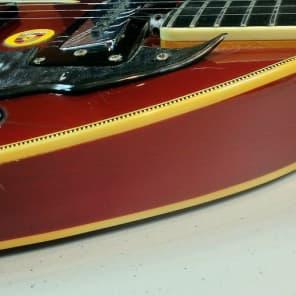 RARE 1968 Vox Starstream Guitar 6-String CHERRY Finish VINTAGE!!! image 11
