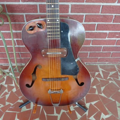 Kay K150 Acoustic Electric Archtop - 1951 Blues Guitar - Thin Twin Pickup image 3
