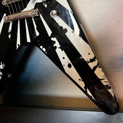 Epiphone Robb Flynn Signature Love / Death Baritone Flying V | Reverb