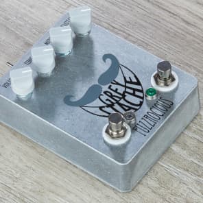 Fuzzrocious Grey Stache Fuzz Guitar Effects Pedal Diode Latching Oscillation Mod image 2