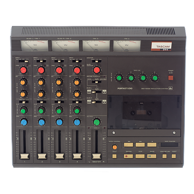 TASCAM 244 Portastudio 4-Track Cassette Recorder image 1