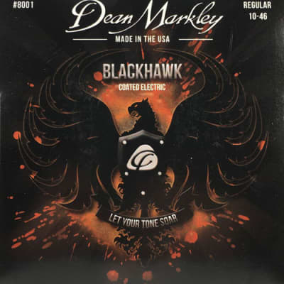 Dean Markley 8001 Blackhawk Coated Electric Guitar Strings - Regular 10-46 for sale