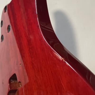 2007 Korean Korean Ibanez S470DXQM Red Viking Burst Guitar Body Floyd Ready image 17