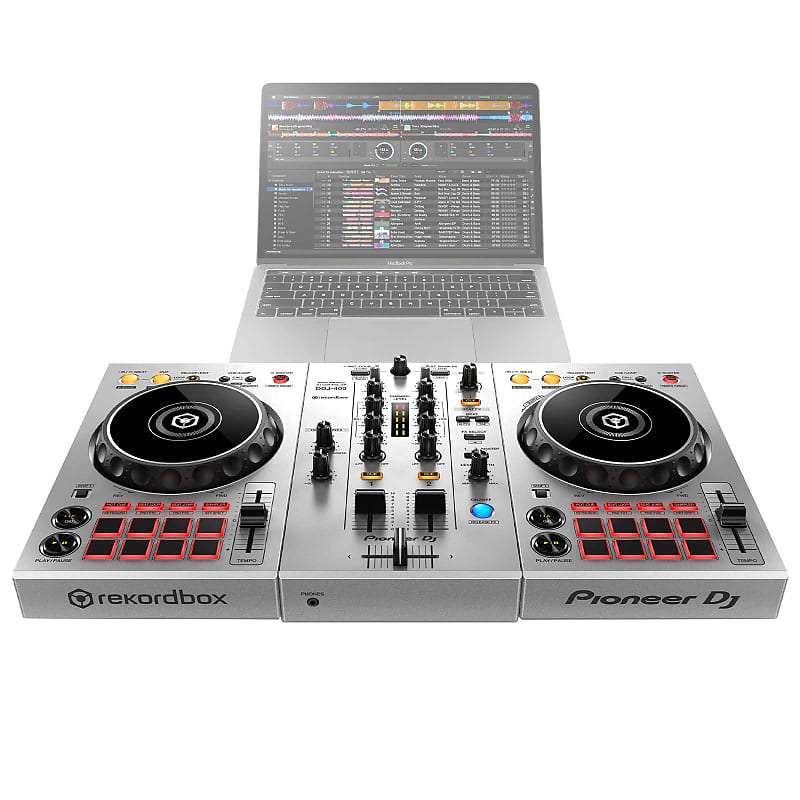 Pioneer DJ DDJ-400 2-deck Rekordbox DJ Controller - Limited Edition Silver