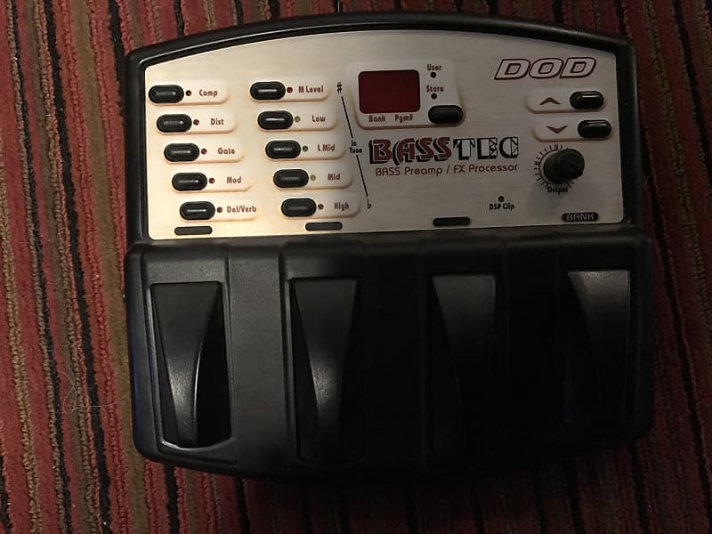 DOD Bass Tec Preamp/Fx Processor 1997 Black Reverb