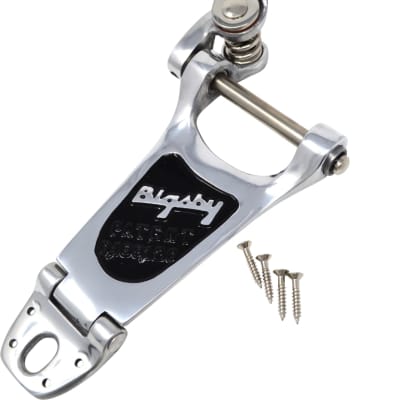 Bigsby B3LH Vibrato/Tremolo Tailpiece, LEFT-HANDED, Polished Aluminum Chrome for sale