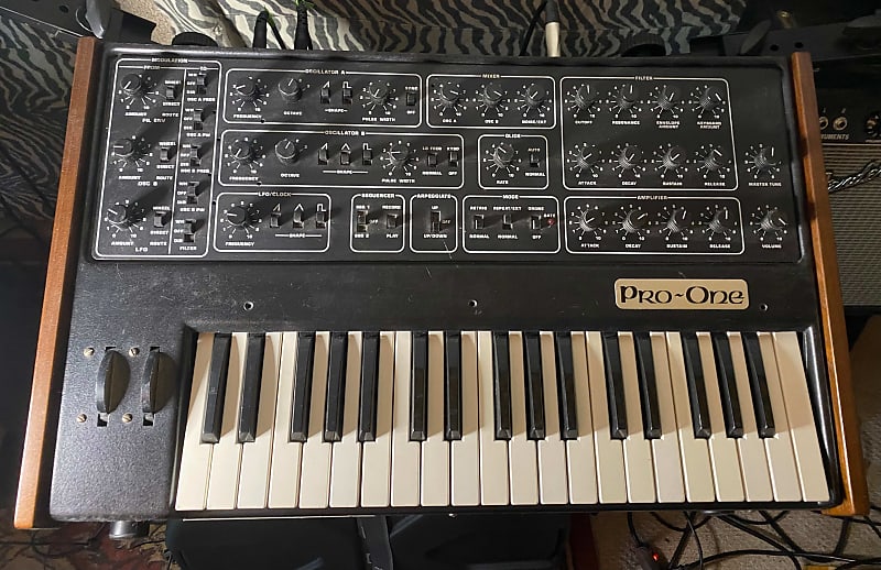 Sequential  Circuits Pro-One 37-Key Monophonic Synthesizer 1981 - 1984 - Black image 1