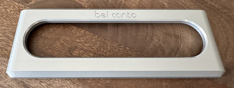 BEL CANTO e.One Beveled Faceplate for DAC or Amp - Silver - NEW  			