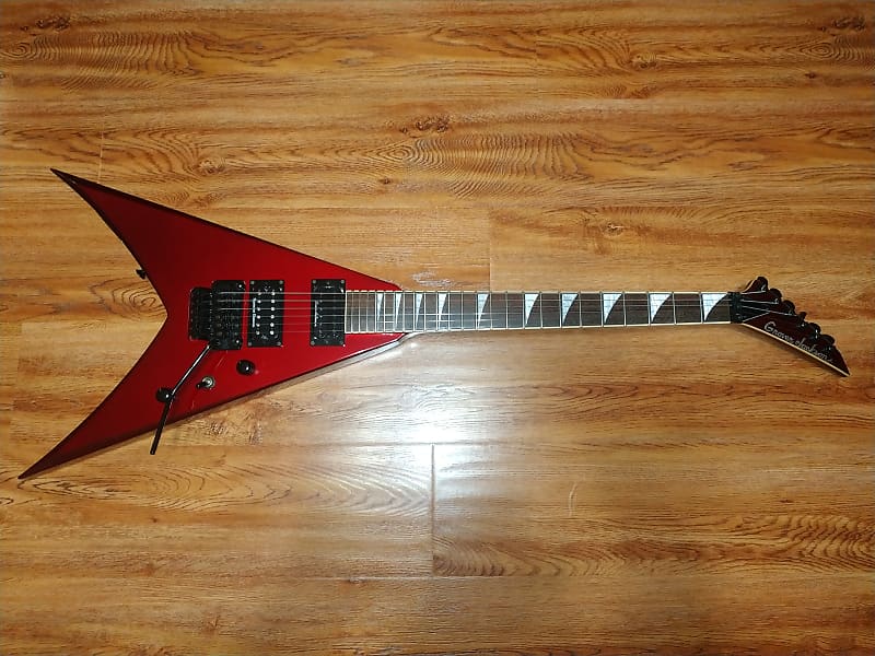 【美品】Grover Jackson KV.D-120 King V Grover Jackson KV D-120 King V Metallic Red 1990s Electric