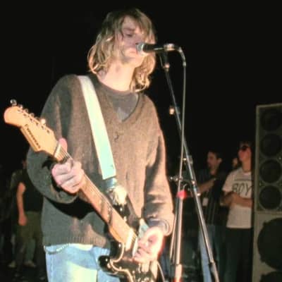 Kurt Cobain Vandalism Strat Nirvana Live at the Paramount