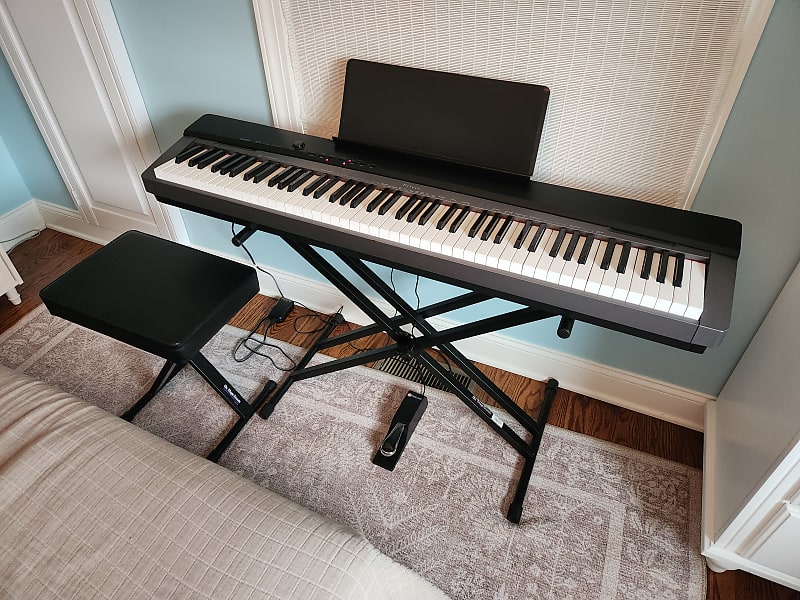 電子ピアノ CASIO PX-150WE 中古 2013年製 椅子付き ホワイト 白 Privia プリヴィア・・・SOLD OUT! – 電子ピアノ 再生工房