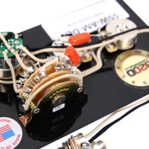920D Custom S5W-AM-DLX American Deluxe Strat Style Wiring Harness w/ S1 Volume Control and 5-Way Superswitch image 3