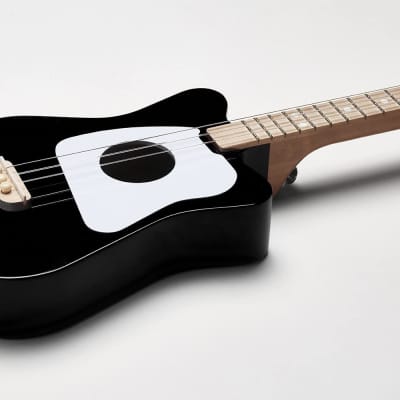 Loog Mini Acoustic Guitar 3-String Guitar, Black image 2