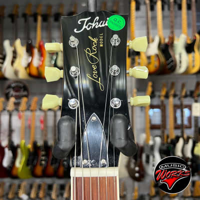 Tokai   Les Paul Uals62 Honey Burst Love Rock image 3