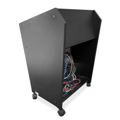 Bazel Studio Desk 16RU Side Rack Cab 2021 Black image 3