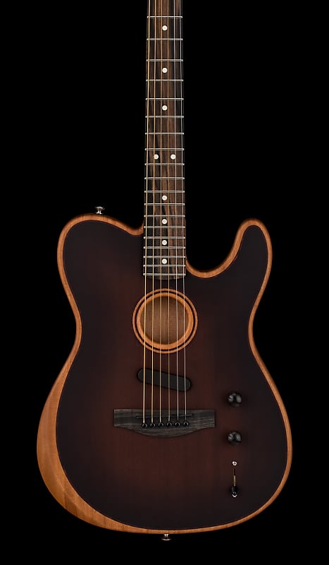 Fender American Acoustasonic Telecaster All-Mahogany | Reverb
