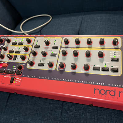 Nord Rack 2 16-Voice Rackmount Virtual Analog Synthesizer - Red
