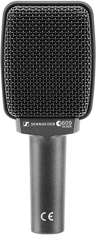 Sennheiser E609 Silver Super Cardioid Instrument Microphone image 1
