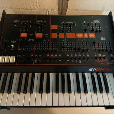 Korg Limited Edition ARP Odyssey FSQ Rev3 with SQ-1 Sequencer Bundle 2018 - Present - Black/Orange