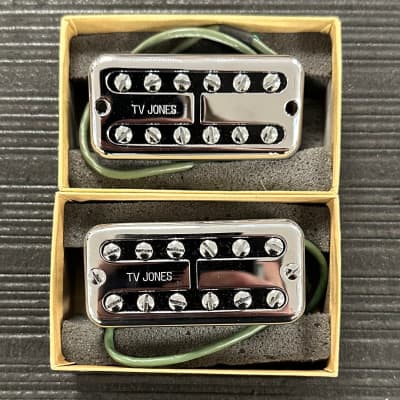 Used TV Jones Classic Bridge & Neck Filterton Pickup Set w
