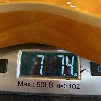 EVH Wolfgang WG Standard QM Baked Maple Fretboard Transparent Amber  #ICE2201728   7 lbs  7.4 oz image 15