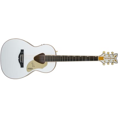 Gretsch G5021WPE Rancher Penguin Parlor Acoustic Electric Guitar, White image 1