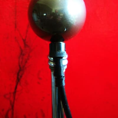 Vintage 1940's RCA MI-12010 dynamic microphone Hi Z w original cable & period Atlas DS-7 stand stand WORKING image 6