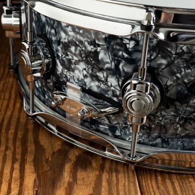 DW 5.5"x14" Design Series Snare Drum - Silver Slate Marine - Free Shipping image 2