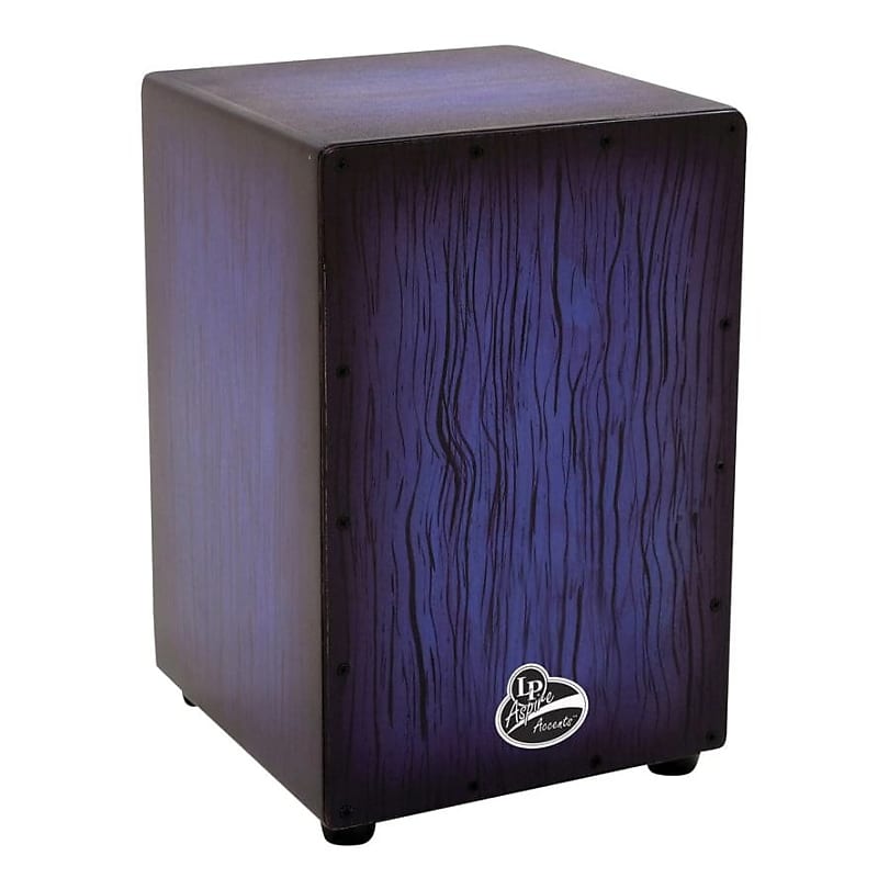 LP Aspire Accents Cajon Blue Burst Streak image 1